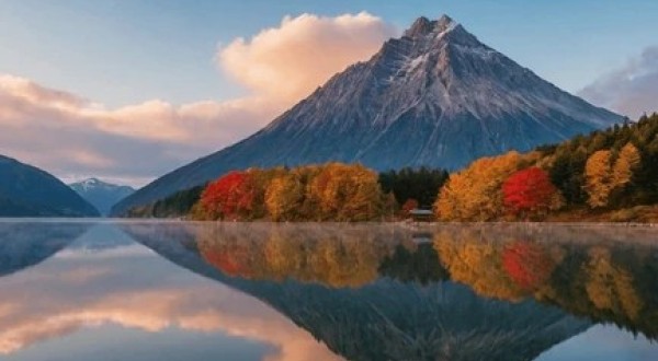 nature wallpaper mountain lake autumn